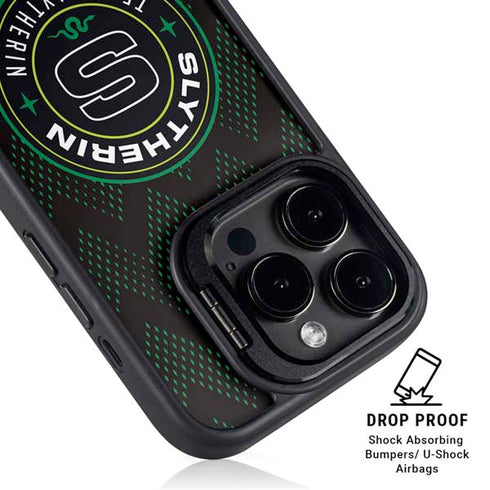 Wizarding Worlds Harry Potter Team Slytherin iPhone 16 Pro Kickstand Case